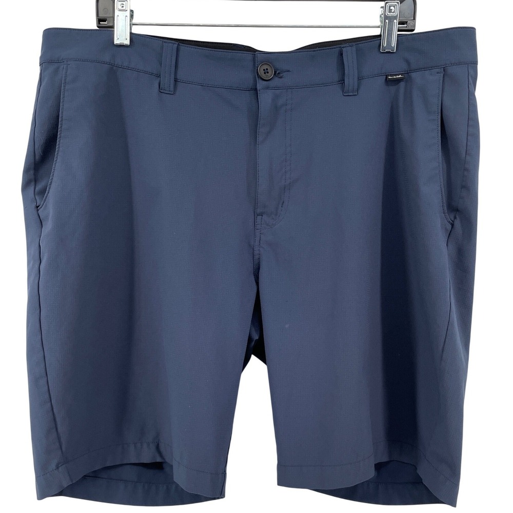 Travis Mathew Golf Shorts Mens 38 Navy Blue‎ Performance Stretch Athleisure